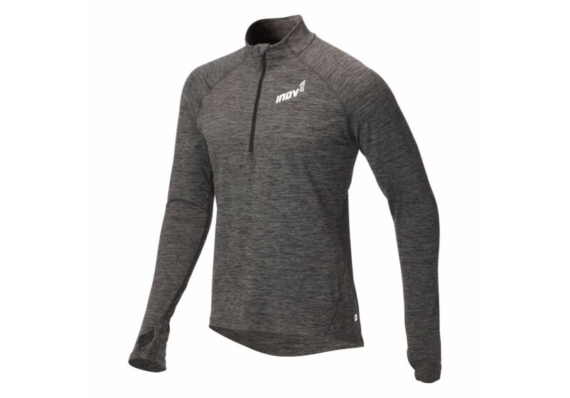 Inov-8 Long Sleeve Half Zipped Mid Layer Herr MörkGrå Sverige XBUL32501